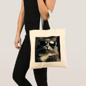 Coole Katze Tragetasche (Vorderseite (Produkt))