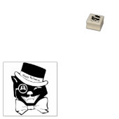 Coole Katze! Vintag Happy Halloween Rubber Briefma Gummistempel (Stempel)