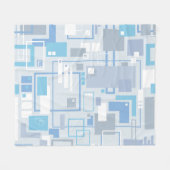 Coole Katzen-Blues Fleecedecke (Vorderseite (Horizontal))