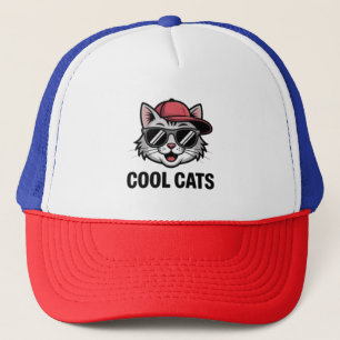 Coole Katzen Club Truckerkappe