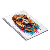 Coole Katzen: Das LöwenNotebook Notizblock (Rechte Seite)