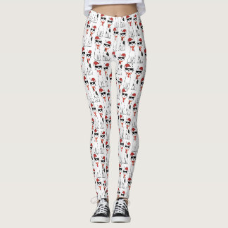 Coole Katzen Frohe Weihnachten Leggings
