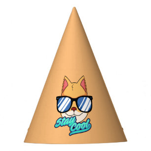 COOLE KATZEN GEBURTSTAGSHÜTE PARTYHÜTCHEN