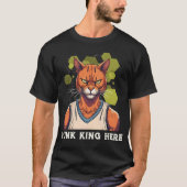 Coole Katzen Geschenke für Basketball Liebhaber Tr T-Shirt (Vorderseite)