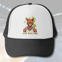 Coole Katzen Geschenke für Basketball Liebhaber Tr Truckerkappe