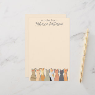 Coole Katzen - Geschirr Briefpapier