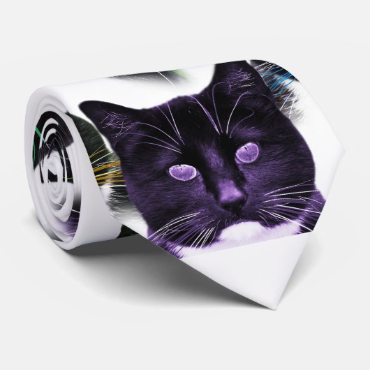 Coole Katzen! Hals-Krawatte Krawatte (Gerollt)