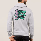 Coole Katzen-Kapseln-Kapsel Hoodie (Rückseite)