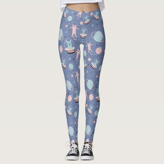 Coole Katzen Leggings (Vorderseite)