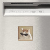 Coole Katzen-Meme Magnet (In Situ (Geschirrspüler))