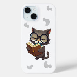 Coole Katzen mit Brille lesen Case-Mate iPhone Hülle