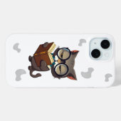 Coole Katzen mit Brille lesen Case-Mate iPhone Hülle (Rückseite (Horizontal))