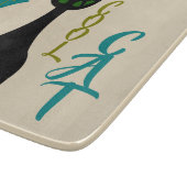 Coole Katzen-Mitte des Jahrhunderts Retro Schneidebrett (Ecke)