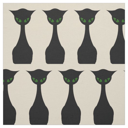 Coole Katzen-Mitte- des Jahrhundertsmodernes Retro Stoff (Muster)