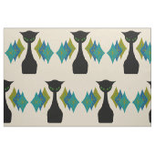 Coole Katzen-Mitte- des Jahrhundertsmodernes Retro Stoff (Fat Quarter (45,7 x 55,9 cm))