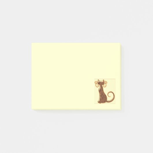 Coole Katzen-Post-Itanmerkungen Post-it Klebezettel (Vorderseite)