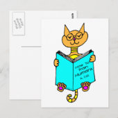 Coole Katzen Postkarte (Vorne/Hinten)