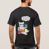 Coole Katzen Selbstfürsorge Vibes T-Shirt (Rückseite)