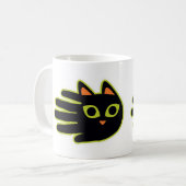 Coole Katzen-Tasse Kaffeetasse (Vorderseite Links)