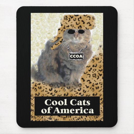 Coole Katzen von Amerika Mousepad (Vorne)