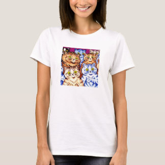 Coole Katzen von Louis Wain T-Shirt