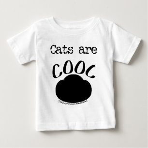 Coole Katzenauflage Baby T-shirt