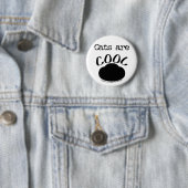 Coole Katzenauflage Button (Beispiel)
