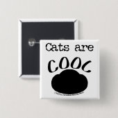 Coole Katzenauflage Button (Vorne & Hinten)