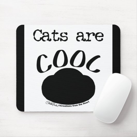 Coole Katzenauflage Mousepad (Mit Mouse)