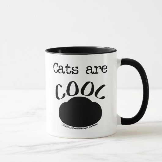 Coole Katzenauflage Tasse (Rechts)