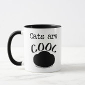 Coole Katzenauflage Tasse (Links)