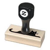 Coole Katzenrutsche Gummistempel (Stempel)