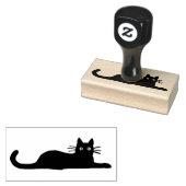 Coole Katzenrutsche Gummistempel (Stempel)