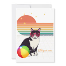 Coole Katzenschwingungen bei Sonnenuntergang