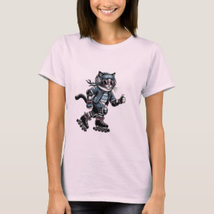 Coole Katzenwalze Skaten T-Shirt
