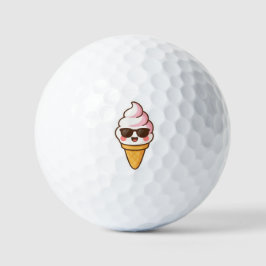 Coole Kawaii Ice Creme Golfball