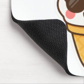 Coole Kawaii Ice Creme Mousepad (Ecke)