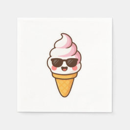 Coole Kawaii Ice Creme Serviette