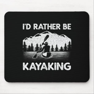 Coole Kayaking-Kunst für Männer Frauen Kayak-Padde Mousepad