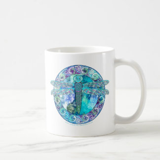Coole keltische Libelle Kaffeetasse