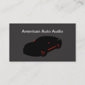 Coole Kfz-Audio und Tinting Visitenkarte (Vorderseite)