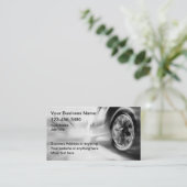 Coole Kfz-Dienstleistungen Visitenkarte (Stehend Vorderseite)