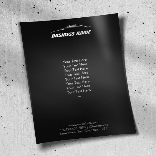 Coole Kfz-Kontur Flyer