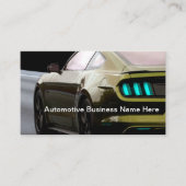 Coole Kfz-Pflege Visitenkarte (Vorderseite)