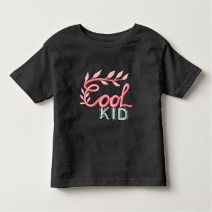 Coole Kid Hand Letters Blätter Muttertag Kleinkind T-shirt