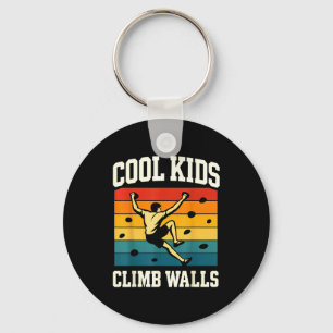 Coole Kids klettern an Wänden Extremesrt Boulder R Schlüsselanhänger