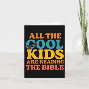Coole Kids lesen die Bibel Karte