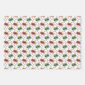 coole Kids Super-Held-Kachelmuster Geschenkpapier Set (Vorderseite 3)