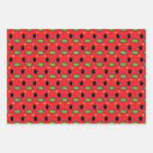 coole Kids Super-Held-Kachelmuster Geschenkpapier Set (Vorderseite 2)