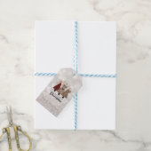 Coole Kiefern Glitter Bokeh Geschenkanhänger (Mit Garn)
